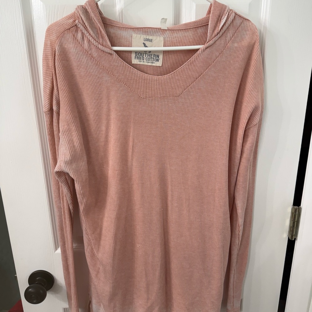 Southern Fried Cotton Light Pink Hoodie